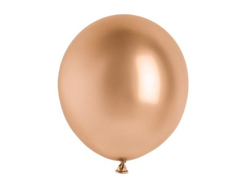 Balony Glossy różowe złoto 46cm 5szt