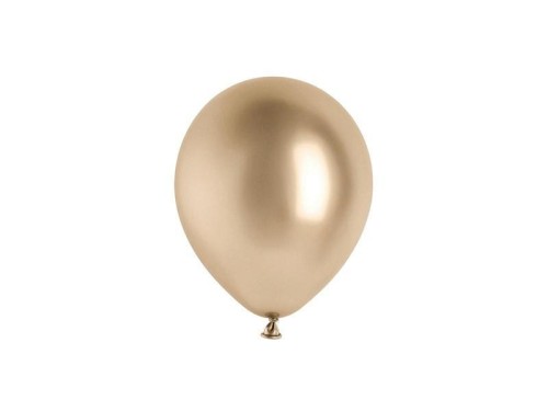 Balony Glossy szampańskie złoto 12cm 50szt