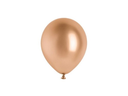 Balony Glossy różowe złoto 12cm 50szt