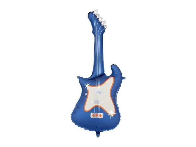 Balon foliowy Gitara granatowy 41x105cm