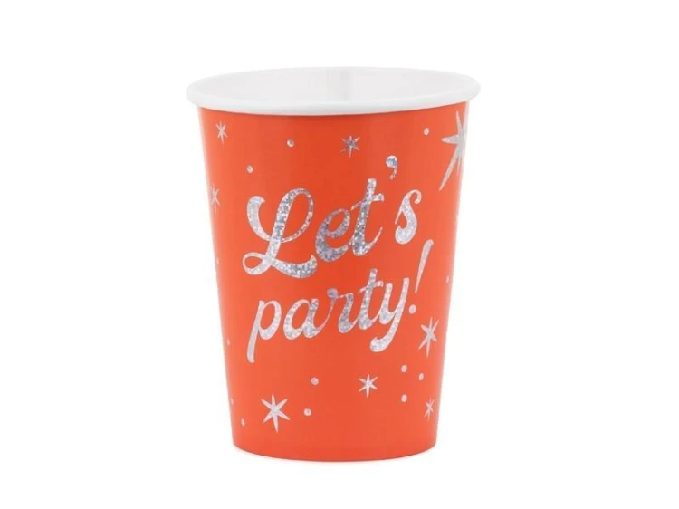 Kubeczki Let's party! 250ml 6szt
