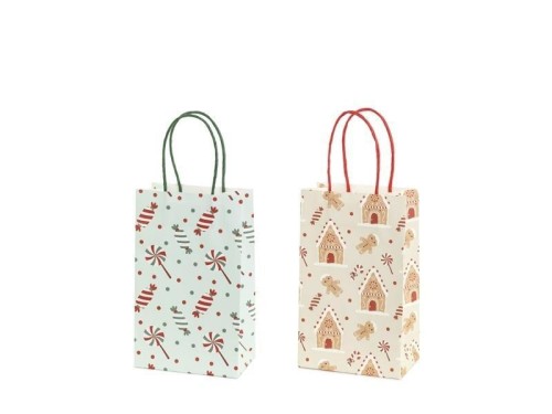 Torebki prezentowe 13x21x8cm (6szt), PartyDeco