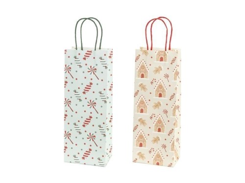 Torebki prezentowe 12.5x33x9cm (6szt), PartyDeco