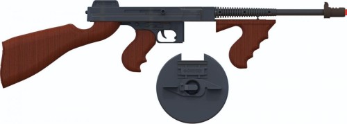 Pistolet gangsterski Gonher 132/6 + 8 naboi