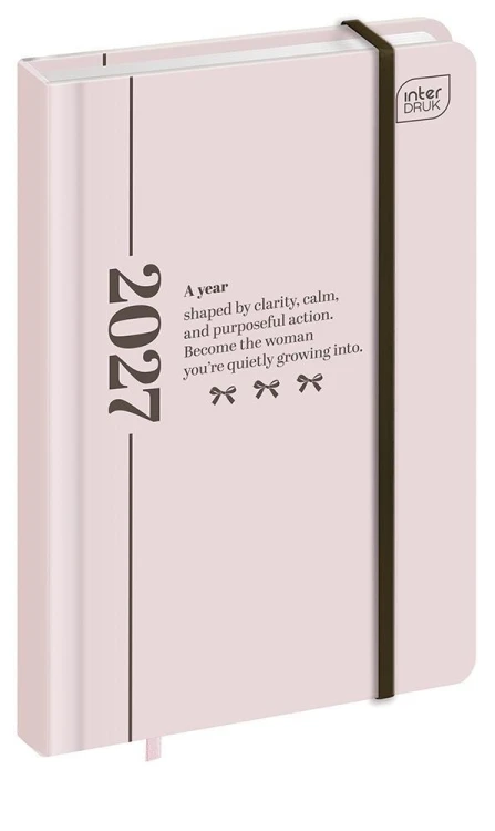 Kalendarz 2027 A6/192 Mat+UV Simplicity