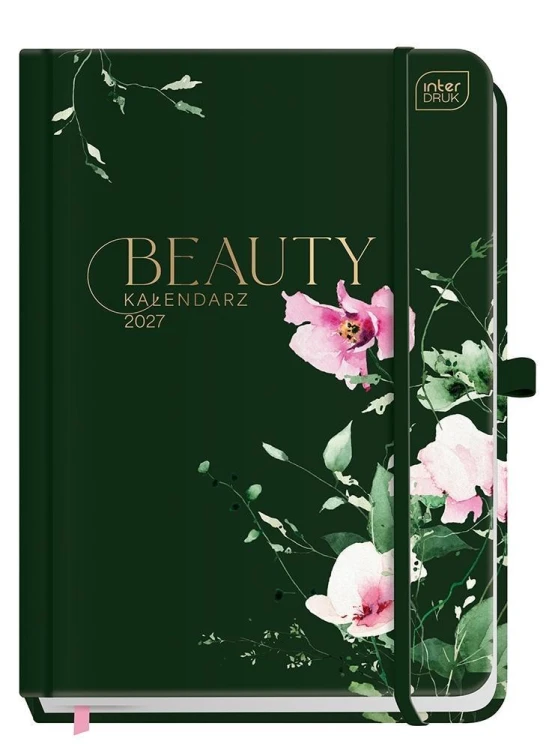 Kalendarz 2027 A5/192K Beauty Metallic z kieszonką