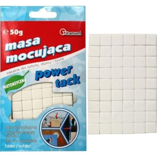 Masa mocująca 50g biała, Titanum