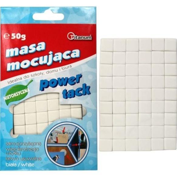 Masa mocująca 50g biała, Titanum