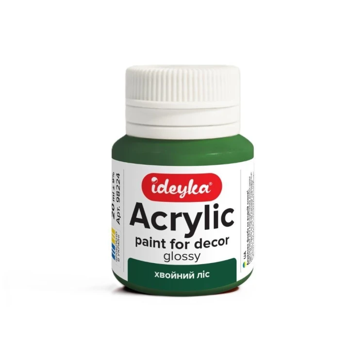 Farba akrylowa Las iglasty 20ml, Ideyka
