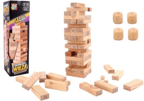 Drewniana wieża numerkowa, Pro Kids