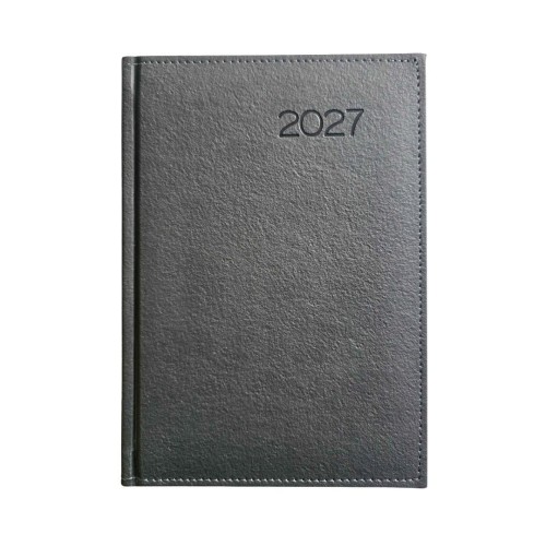 Kalendarz 2027 A5 dzienny szary beton