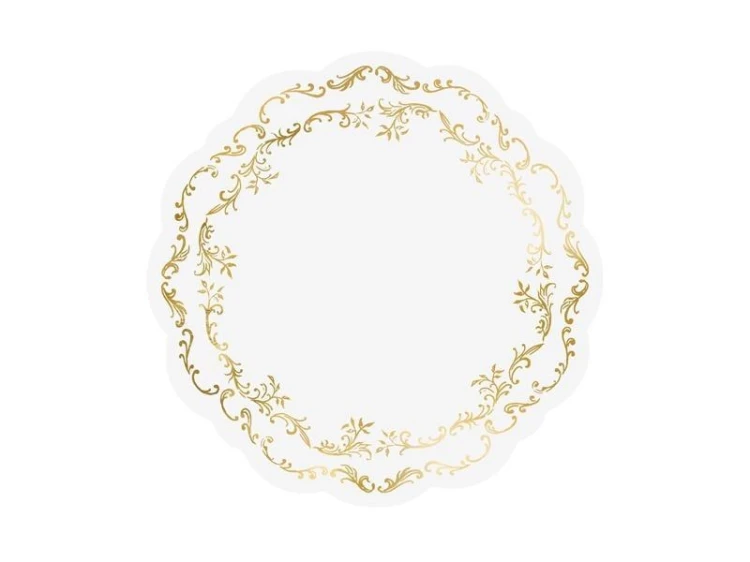 Podkładki pod talerze złoty Ornament 6szt