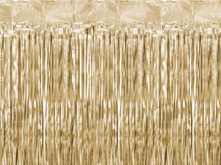Kurtyna party złota 100x200cm