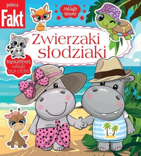 Zwierzaki słodziaki. Brokatowe naklejki dla ciebie