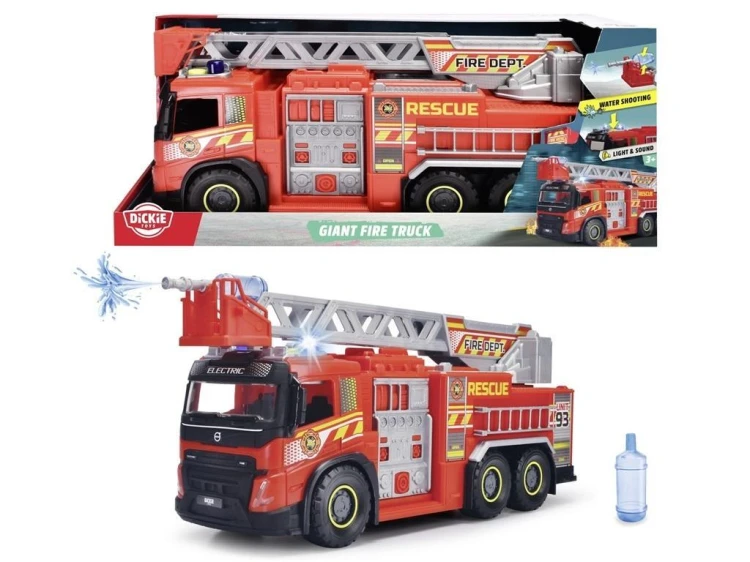 SOS Volvo Wielki wóz strażacki 57cm, Dickie Toys