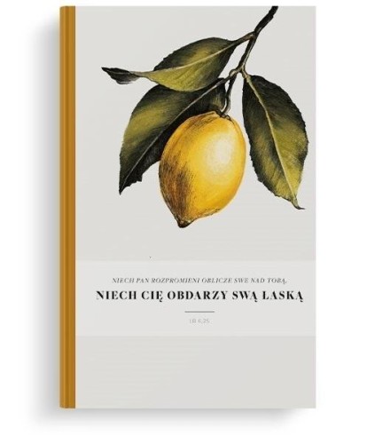 Notatnik Lux - Niech Pan - Cytryna, Szaron