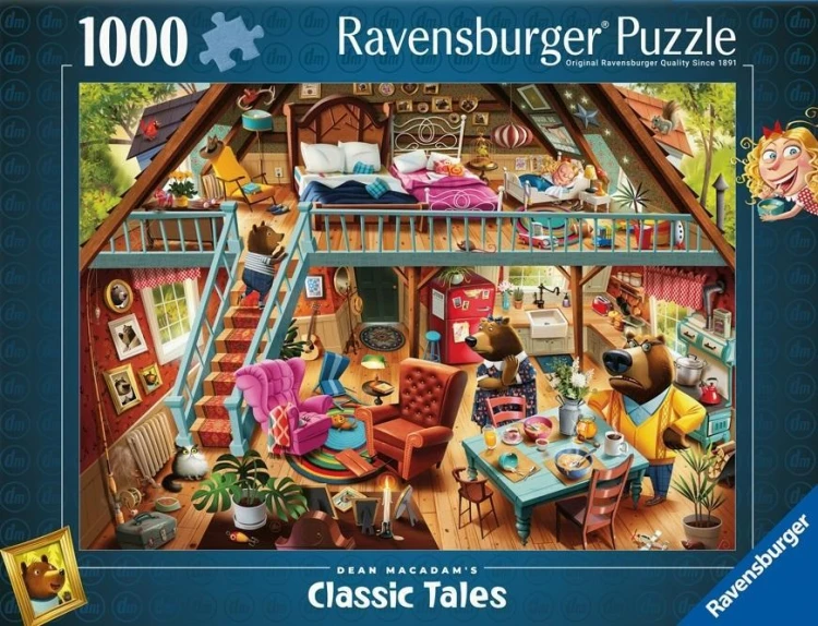 Puzzle 1000 Porwanie Złotowłosej, Ravensburger