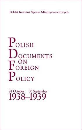 Polish Documents on Foreign Policy 24 October...