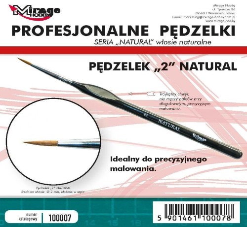 Pędzelek natural 2, Mirage Hobby