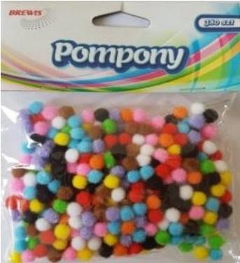 Pompony 7mm 380szt, Brewis