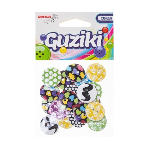 Guziki kolorowe wzory, Brewis