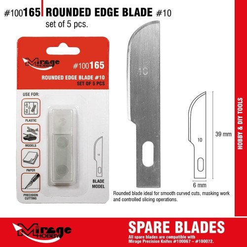Ostrza Rounded Edge Blade 5szt