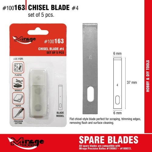 Ostrza Chisel Blade 5szt