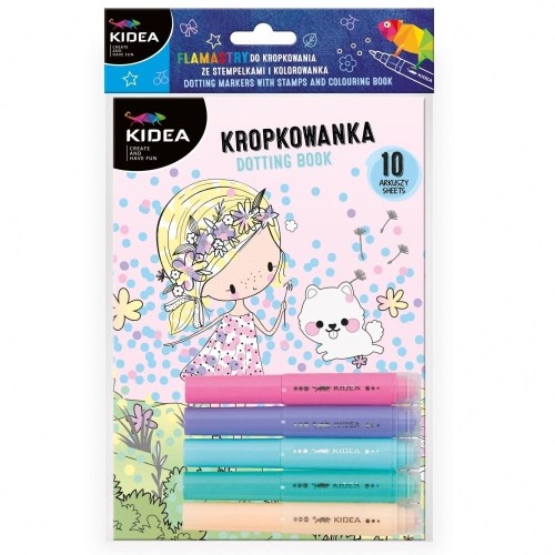 Malowanie kropkami Wróżki KIDEA, DERFORM