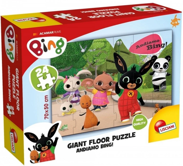 Bing - Ogromne puzzle podłogowe 1, Lisciani