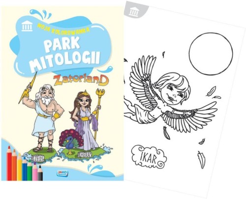 Moja kolorowanka. Park mitologii, praca zbiorowa