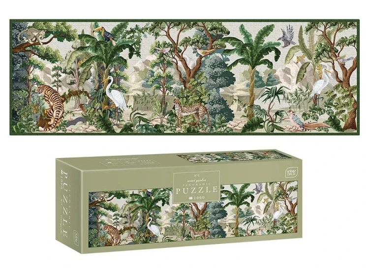 Puzzle panorama 1000 Secret Garden 1, INTERDRUK