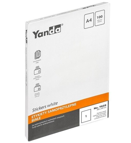 Etykiety samoprzylepne NO.Y032 YANDA, Yanda