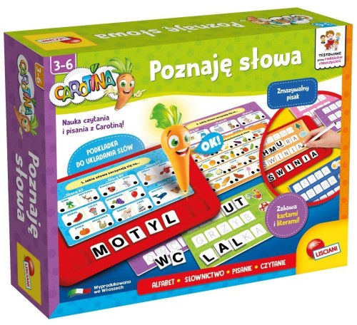 Carotina poznaję słowa, Lisciani