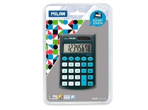 Kalkulator Pocket Touch czarny MILAN, MILAN