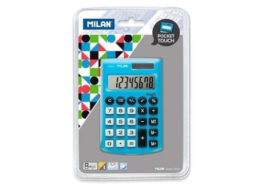 Kalkulator Pocket Touch niebieski MILAN, MILAN
