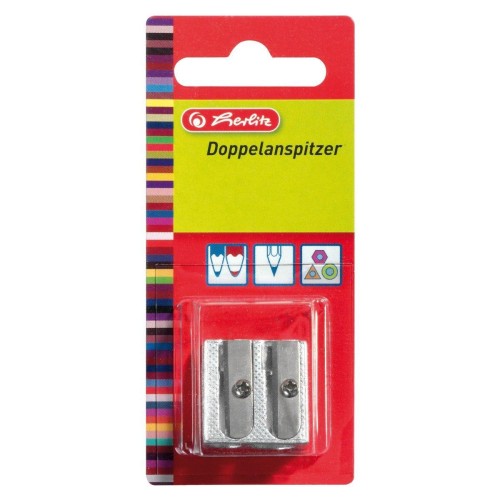 Temperówka metalowa podwójna, HERLITZ