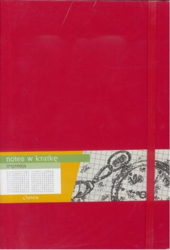 Notes B5 Kratka Impresja Czerwony ANTRA, Antra