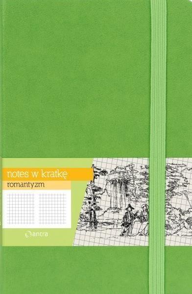 Notes A5 Kratka Romantyzm Zielony ANTRA, Antra