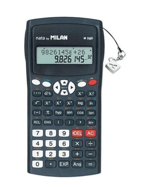 Kalkulator naukowy 240 funkcji czarny MILAN, MILAN
