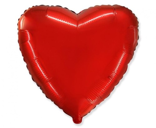 Balon foliowy Serce czerwone 45,5cm