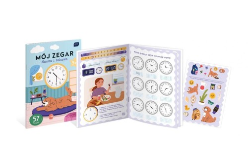 Nauka i Zabawa z naklejkami - Mój Zegar