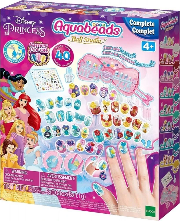 Aquabeads Nail Studio Disney Princess, EPOCH