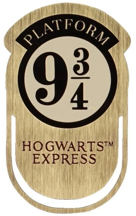 Harry Potter Zakładka metalowa Peron 9 i 3/4
