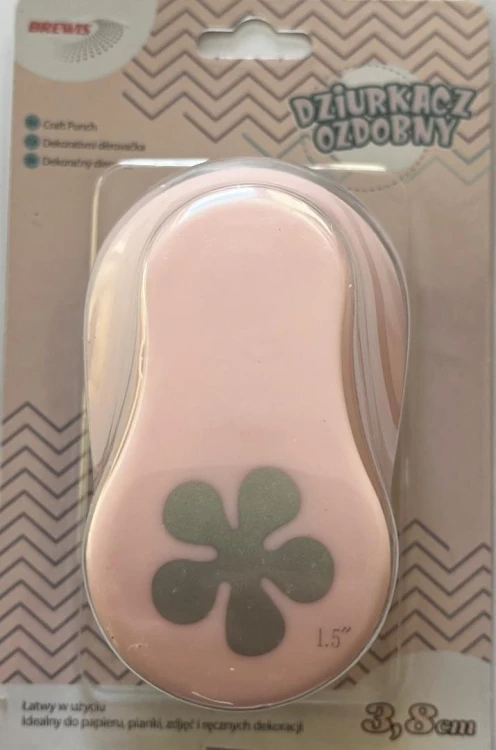 Dziurkacz ozdobny Kwiatek 3.8cm, Brewis