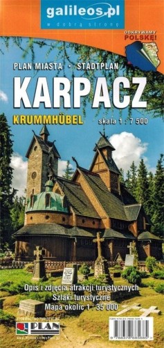 Plan miasta - Karpacz 1:7 500, praca zbiorowa