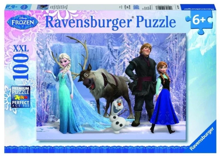 Puzzle 100 Kraina Lodu. W królestwie Królowej XXL