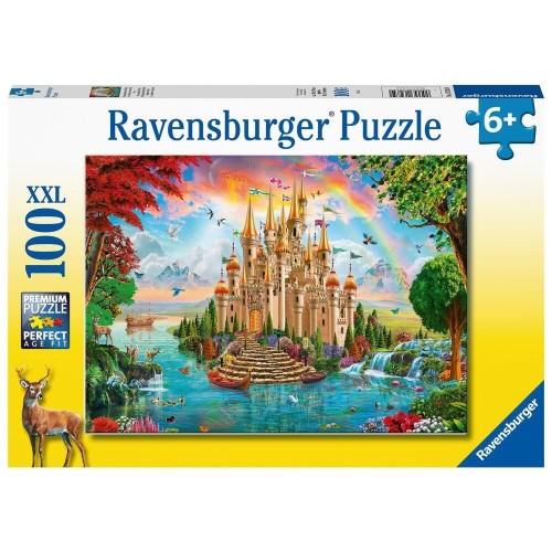 Puzzle XXL 100 Tęczowy zamek, Ravensburger