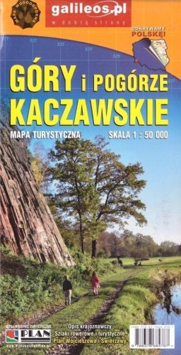 Mapa tur. Góry i Pogórze Kaczawskie 1:50000