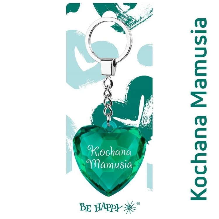 Brelok Serce Kochana Mamusia, Be-Happy Gifts