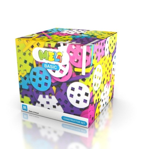 Klocki Meli Basic Constructor Pink set 60szt, Meli